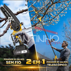 Motosserra Elétrica Com 4 Baterias 21v Bivolt + BRINDE Bolsa de Ferramentas Multiuso - COMPRE 1 LEVE 2